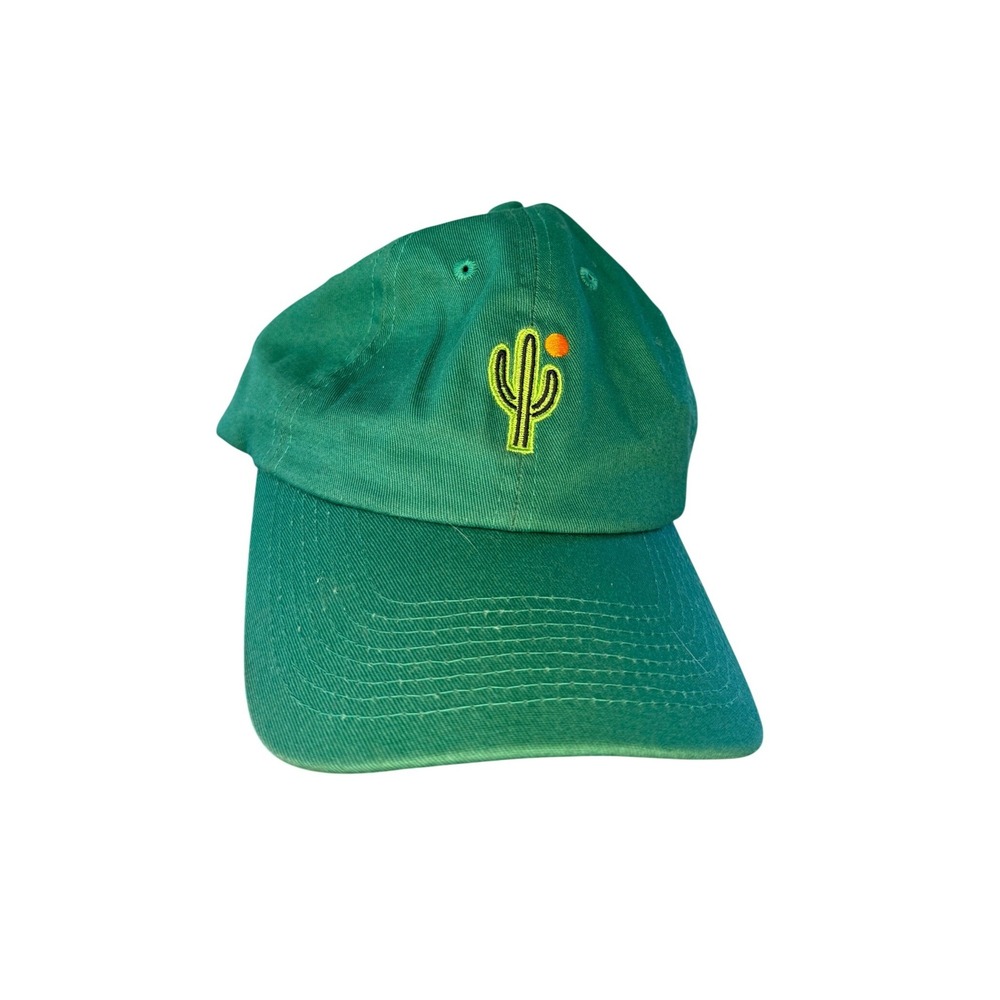 Green Cactus Get Lost Embroidered Dad Hat
